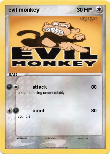 Pokemon evil monkey