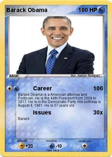 Pokemon Barack Obama
