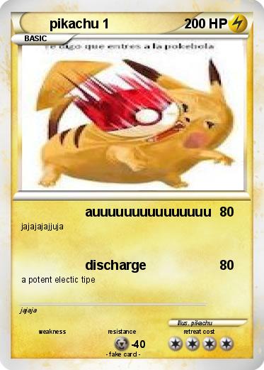 Pokemon pikachu 1