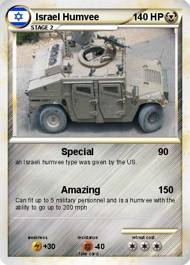 Pokemon Israel Humvee