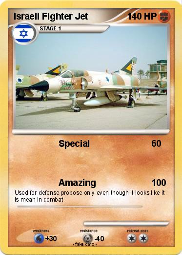 Pokemon Israeli Fighter Jet