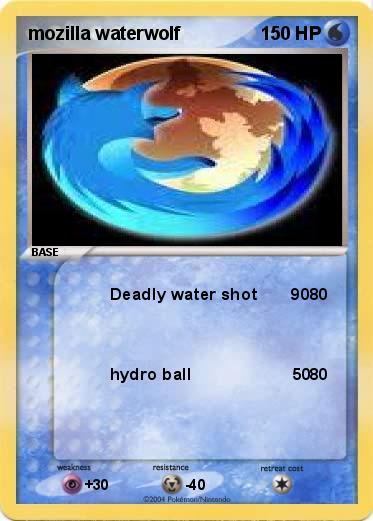 Pokemon mozilla waterwolf