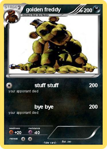 Pokemon golden freddy