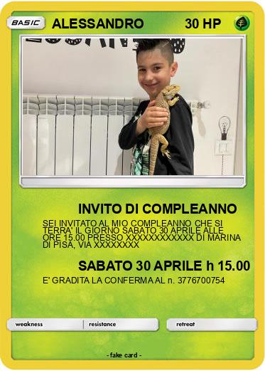 Pokemon ALESSANDRO