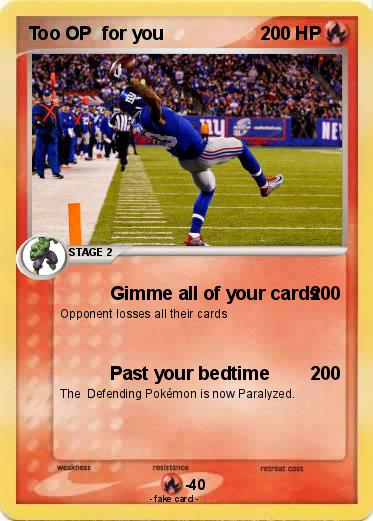 Pokemon Too OP  for you
