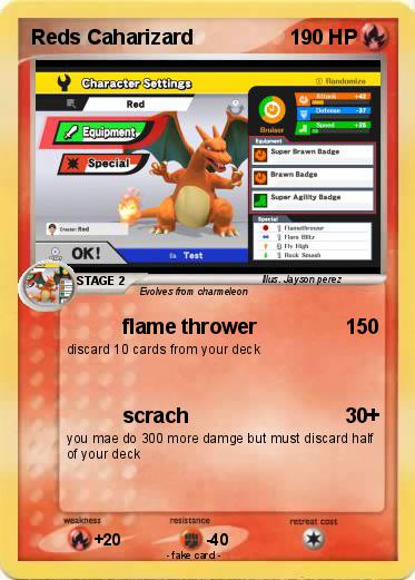 Pokemon Reds Caharizard