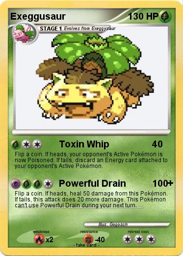 Pokemon Exeggusaur