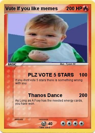 Pokemon Vote If you like memes