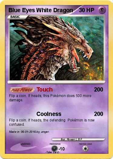 Pokemon Blue Eyes White Dragon