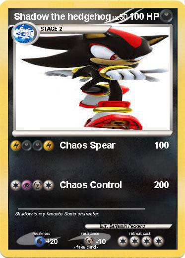 Pokemon Shadow the hedgehog