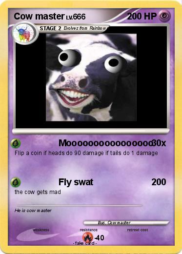 Pokemon Cow master