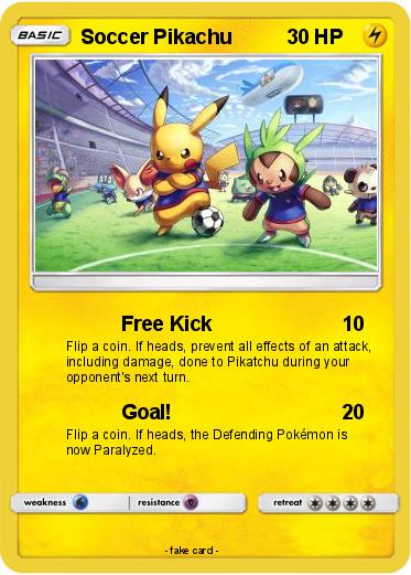 Pokemon Soccer Pikachu