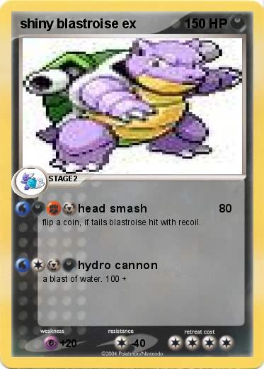 Pokemon shiny blastroise ex