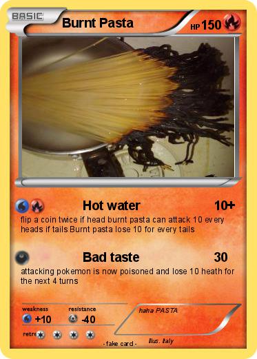Pokemon Burnt Pasta
