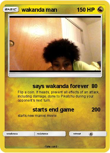 Pokemon wakanda man