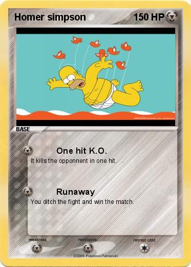 Pokemon Homer simpson