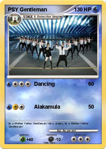 Pokemon PSY Gentleman