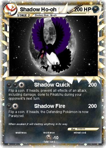 Pokemon Shadow Ho-oh