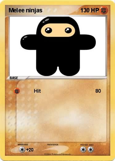 Pokemon Melee ninjas