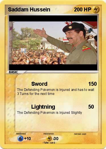 Pokemon Saddam Hussein
