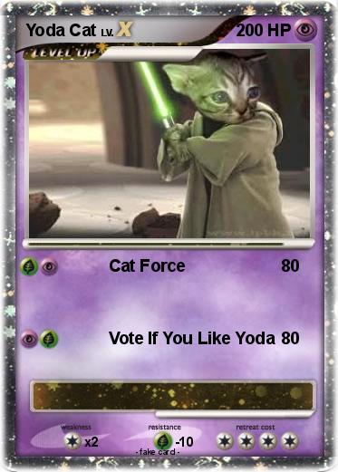 Pokemon Yoda Cat