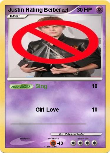 Pokemon Justin Hating Beiber