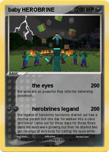 Pokemon baby HEROBRINE