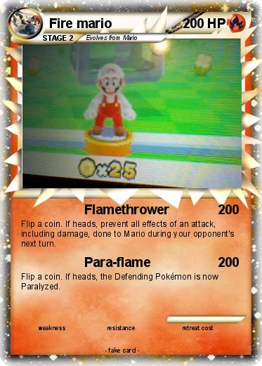 Pokemon Fire mario