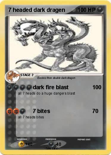 Pokemon 7 headed dark dragen