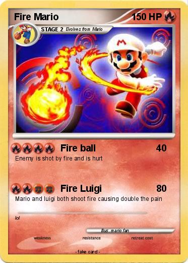 Pokemon Fire Mario