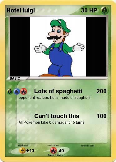 Pokemon Hotel luigi