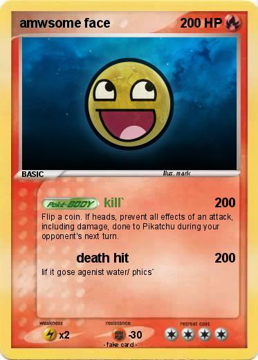 Pokemon amwsome face