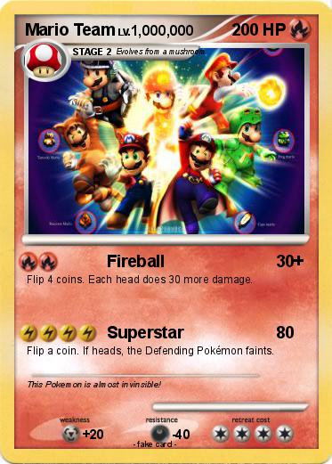 Pokemon Mario Team