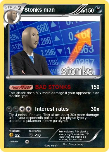 Pokemon Stonks man