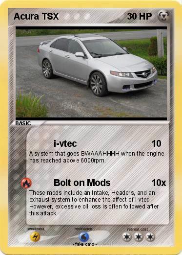 Pokemon Acura TSX