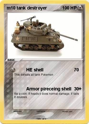 Pokemon m10 tank destroyer