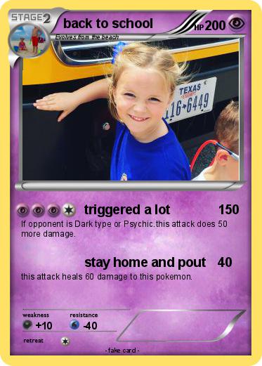 Pokemon back to school