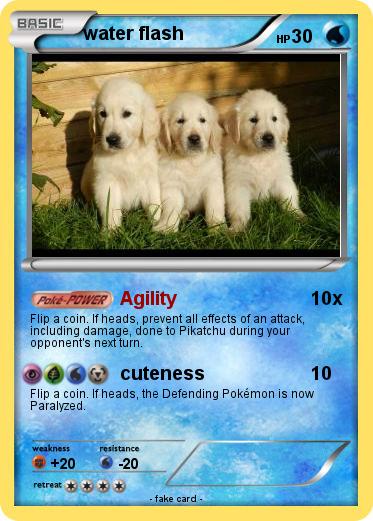 Pokemon water flash