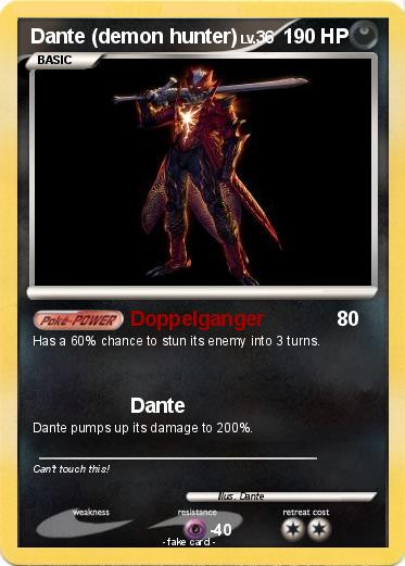 Pokemon Dante (demon hunter)
