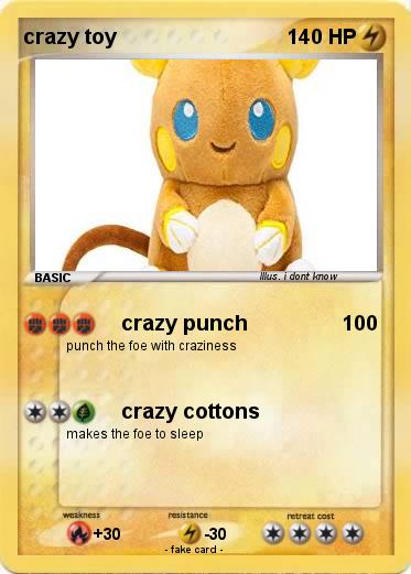 Pokemon crazy toy
