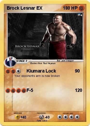 Pokemon Brock Lesnar EX