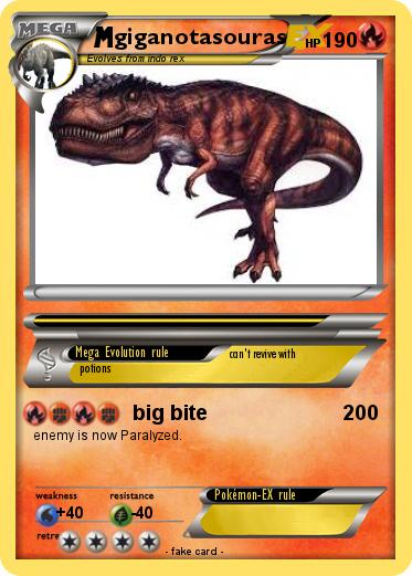 Pokemon giganotasouras
