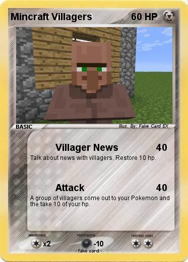 Pokemon Mincraft Villagers