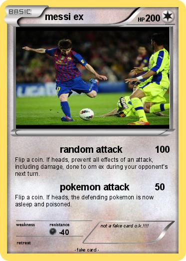 Pokemon messi ex