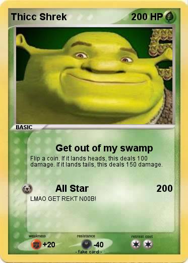 Pokemon Thicc Shrek