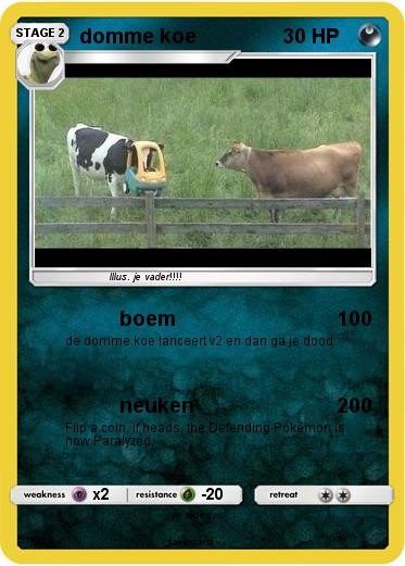 Pokemon domme koe