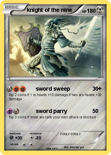 Pokemon knight of the nine