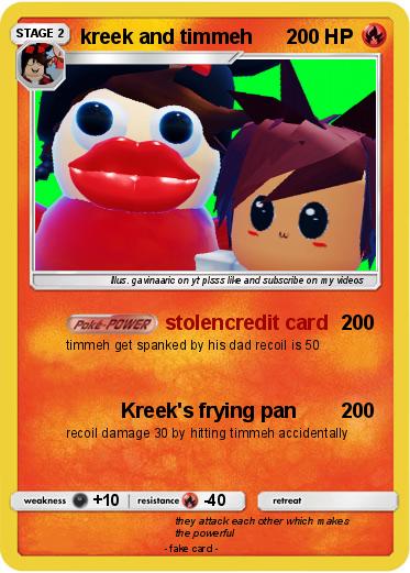 Pokemon kreek and timmeh
