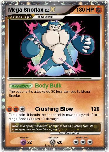 Pokemon Mega Snorlax