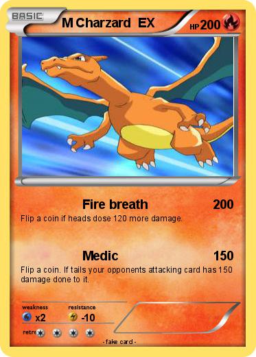 Pokemon M Charzard  EX